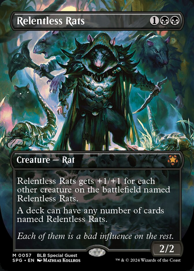 Relentless Rats, Special guests Card Art