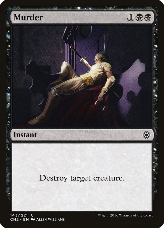 Murder, Conspiracy: Take The Crown Card Art