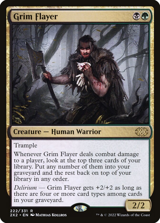 Grim Flayer, Double Masters 2022 Card Art