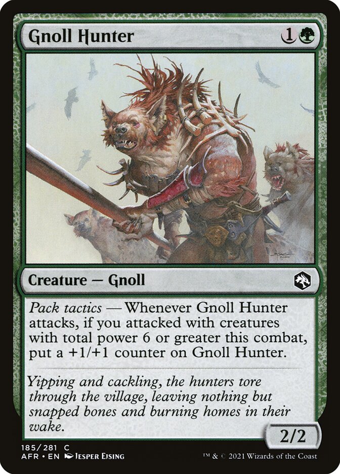 Gnoll Hunter, Adventures in the forgotten realms Card Art