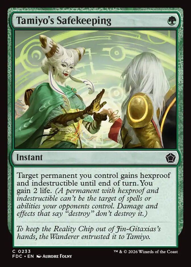 Tamiyo's Safekeeping, Foundations Commander Card Art