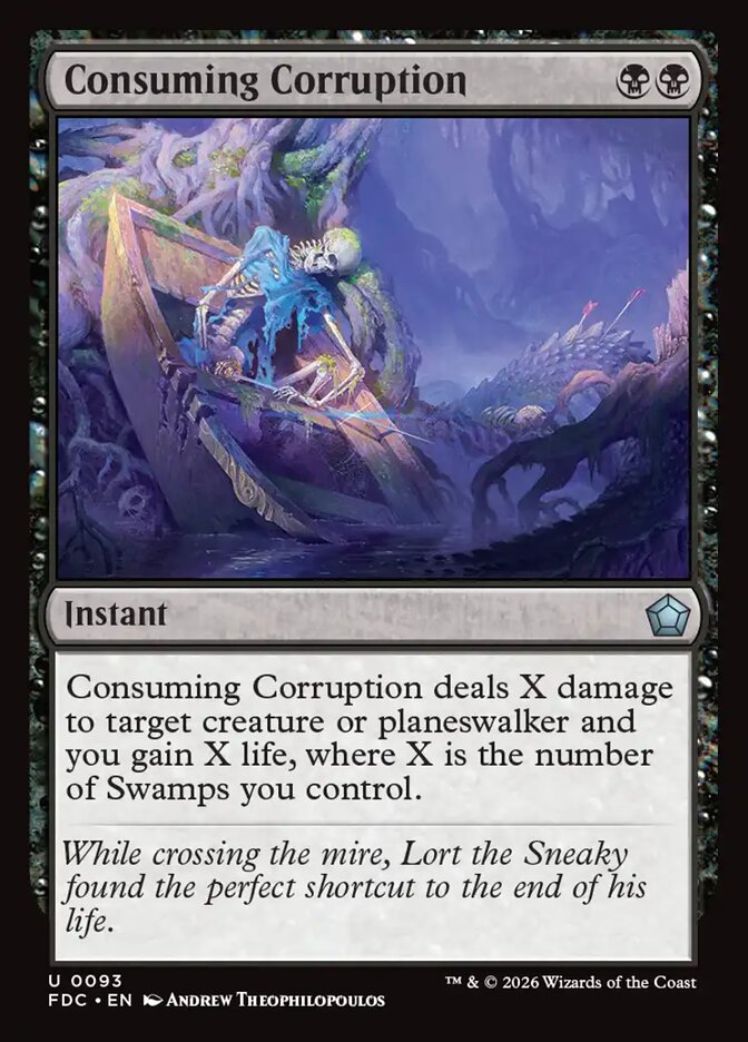 Consuming Corruption, Foundations Commander Card Art
