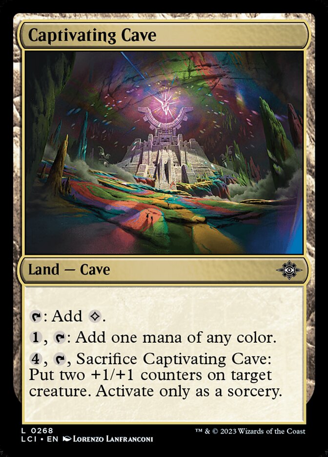 Captivating Cave, The lost caverns of ixalan Card Art