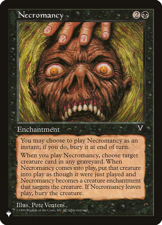 Necromancy, The List Card Art