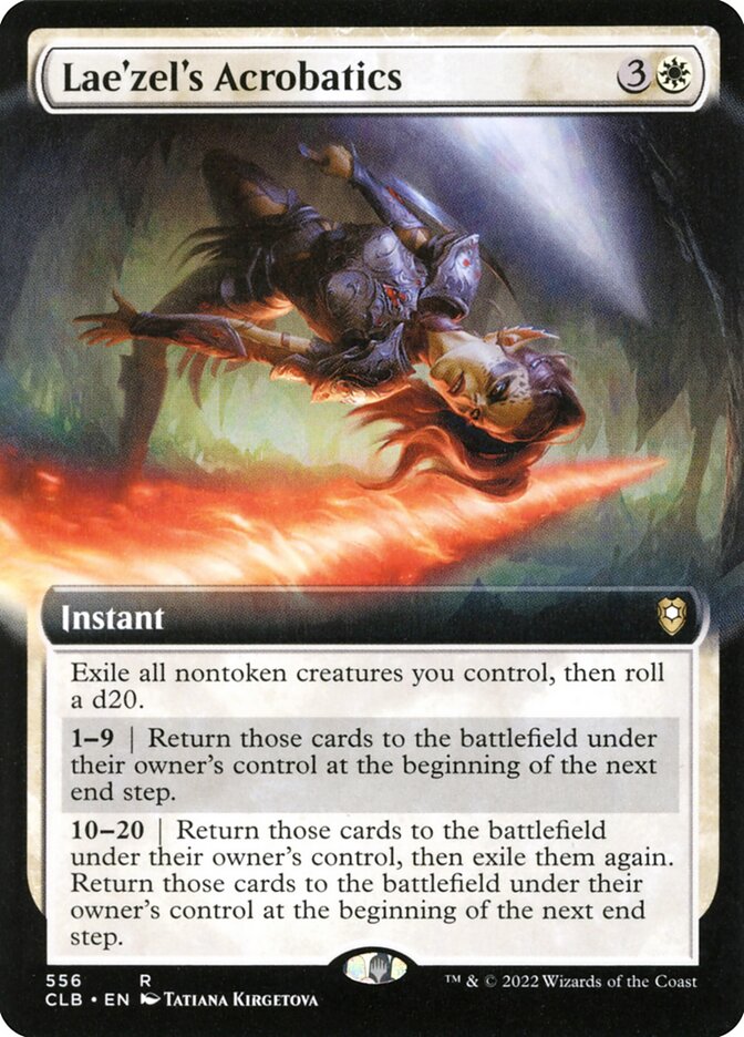 Lae'zel's Acrobatics, Commander Legends: Battle For Baldur'S Gate Card Art