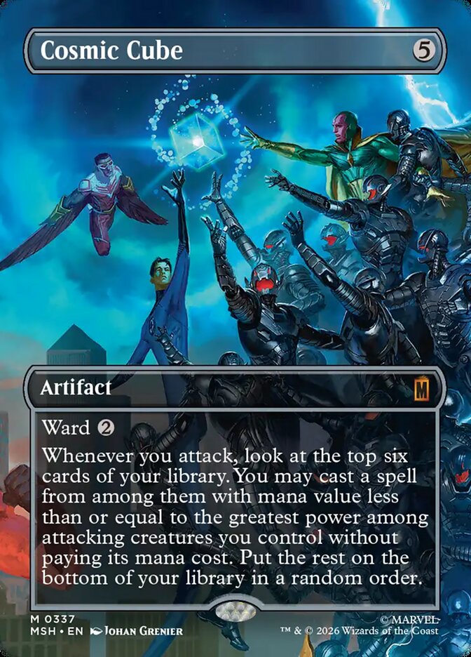 Cosmic Cube, Marvel Super Heroes Card Art