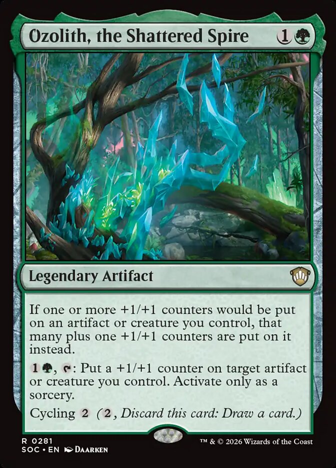 Ozolith, the Shattered Spire, Secrets Of Strixhaven Commander Card Art