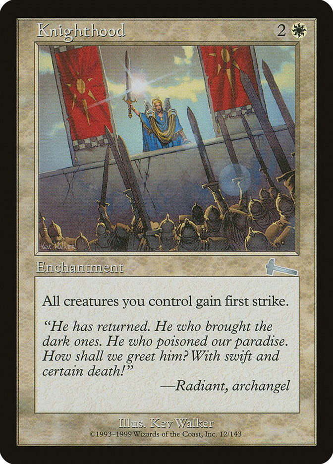 Knighthood, Urza's legacy Card Art