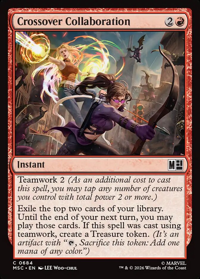 Crossover Collaboration, Marvel Super Heroes Commander Card Art