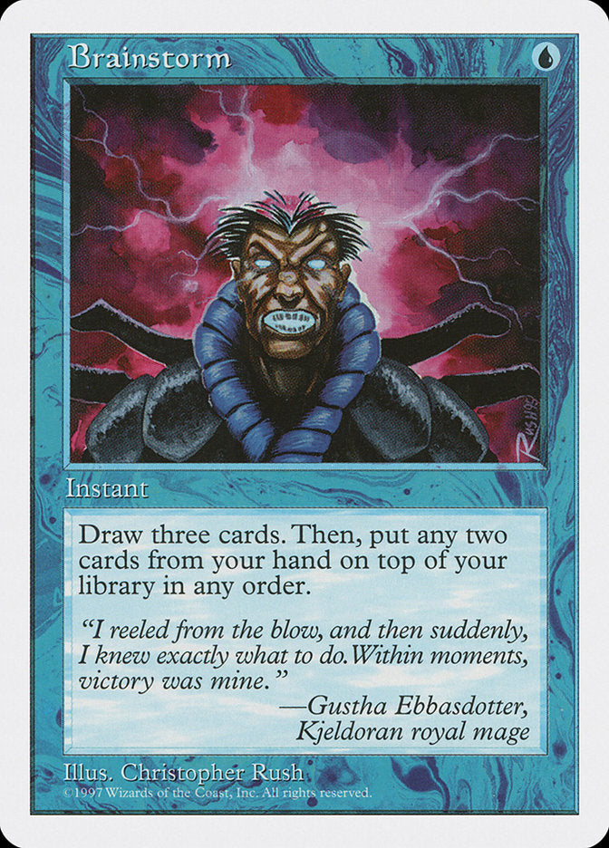 Brainstorm, Fifth edition Card Art