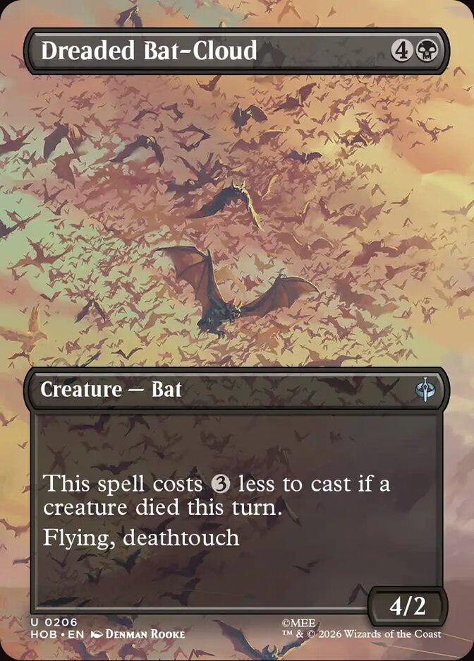 Dreaded Bat-Cloud, The Hobbit Card Art