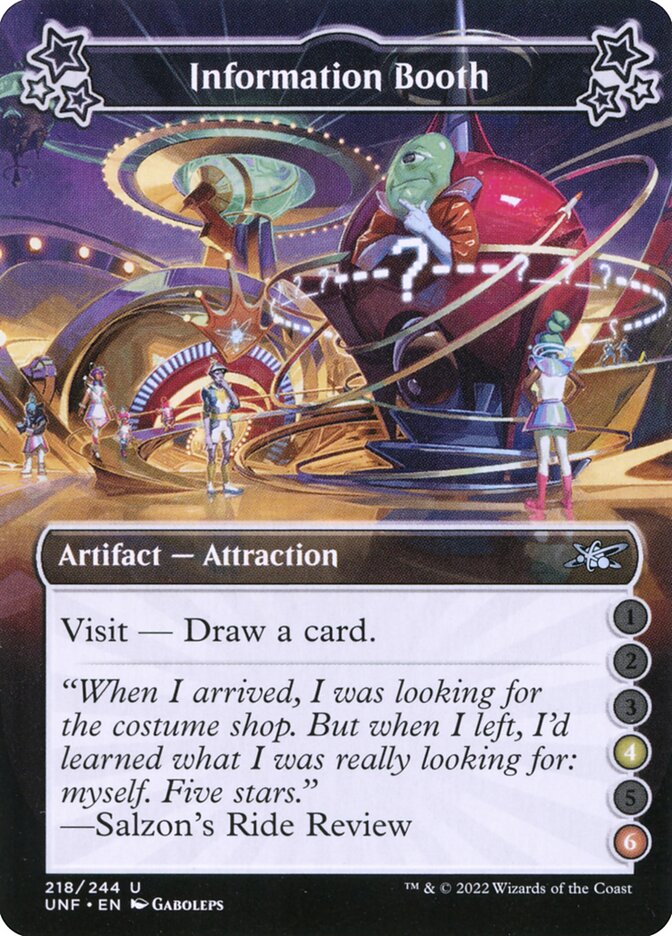 Information Booth, Unfinity Card Art