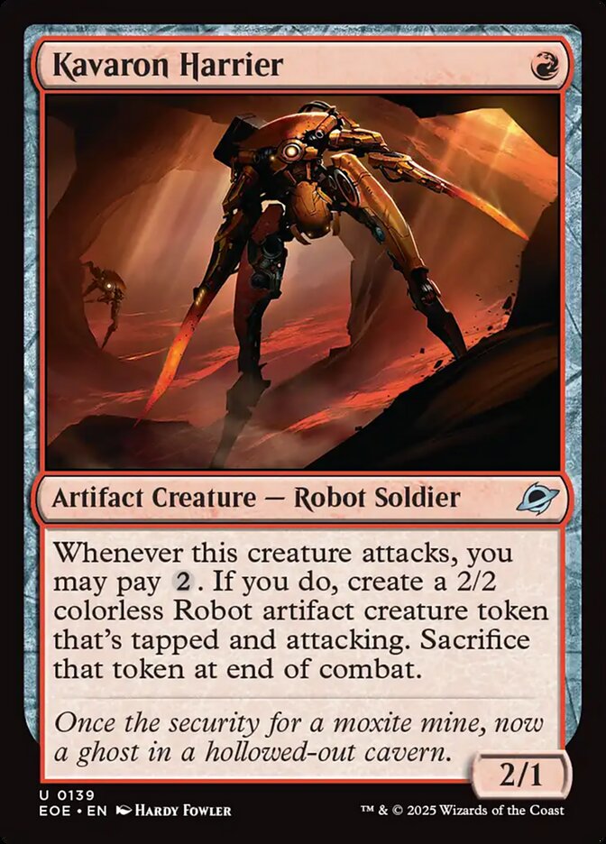 Kavaron Harrier, Edge of eternities Card Art