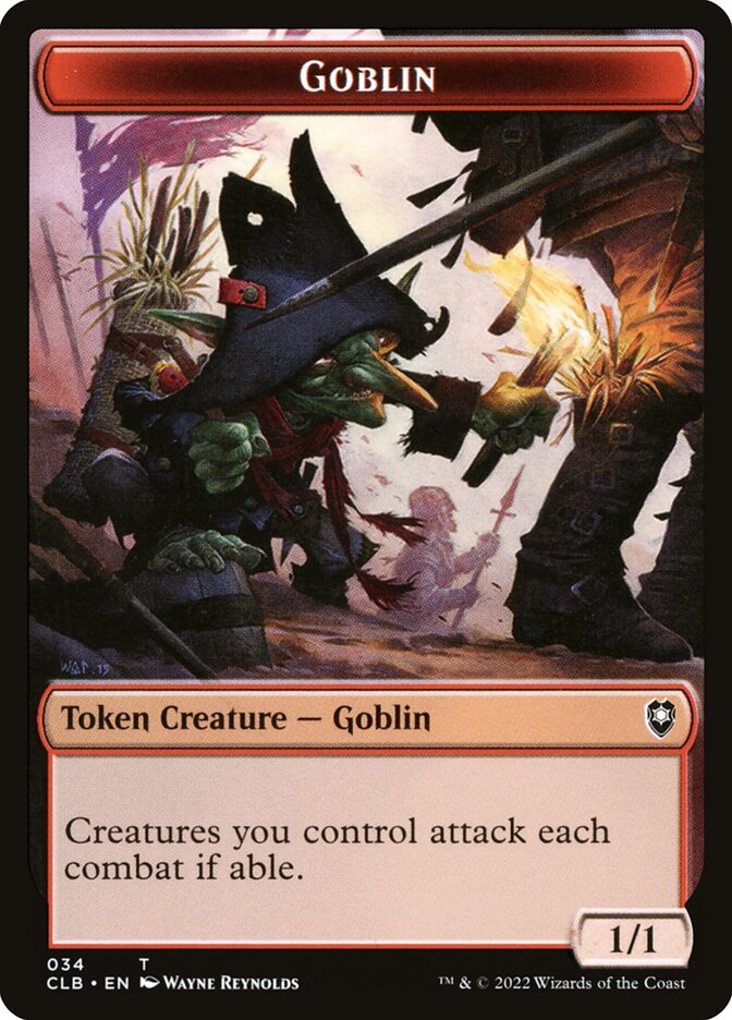 Goblin, Battle For Baldur'S Gate Tokens Card Art