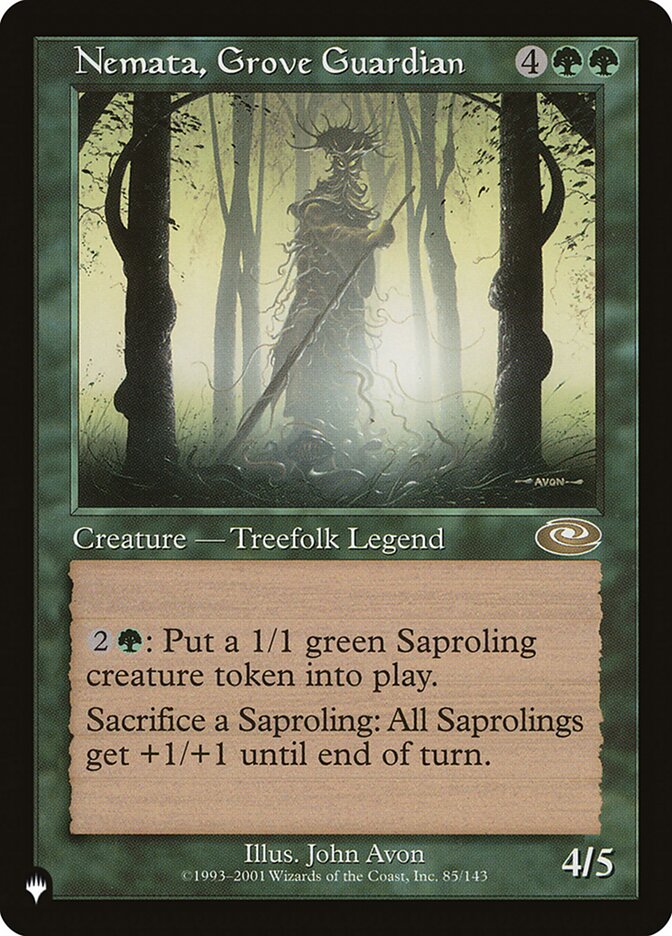 Nemata, Grove Guardian, The List Card Art