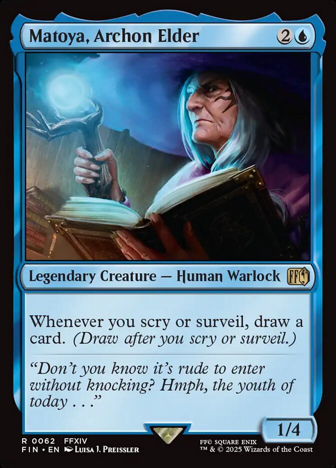 Matoya, Archon Elder, Final Fantasy Card Art