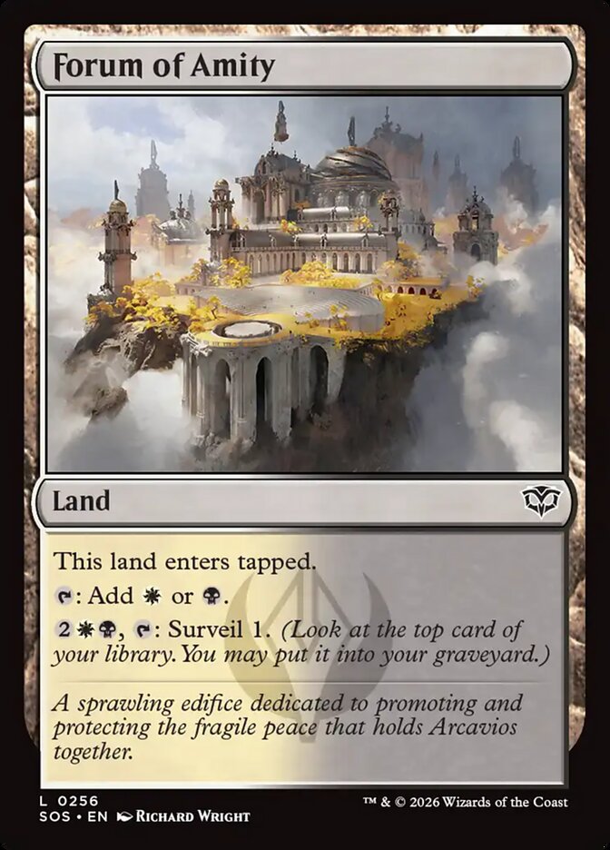 Forum of Amity, Secrets Of Strixhaven Card Art