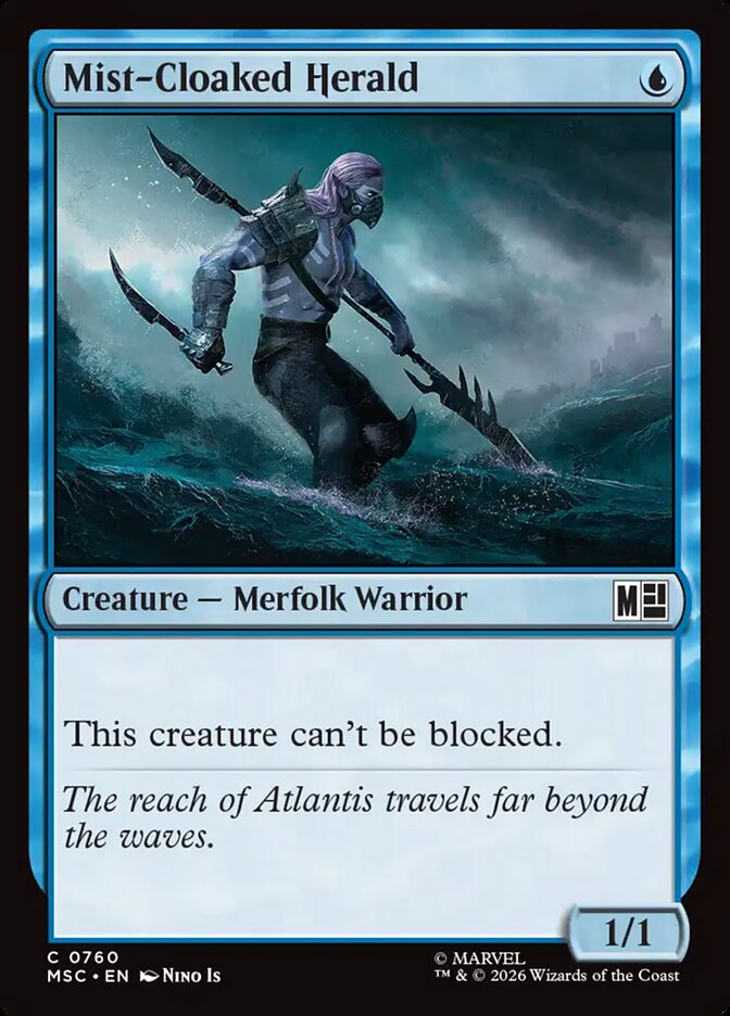 Mist-Cloaked Herald, Marvel Super Heroes Commander Card Art
