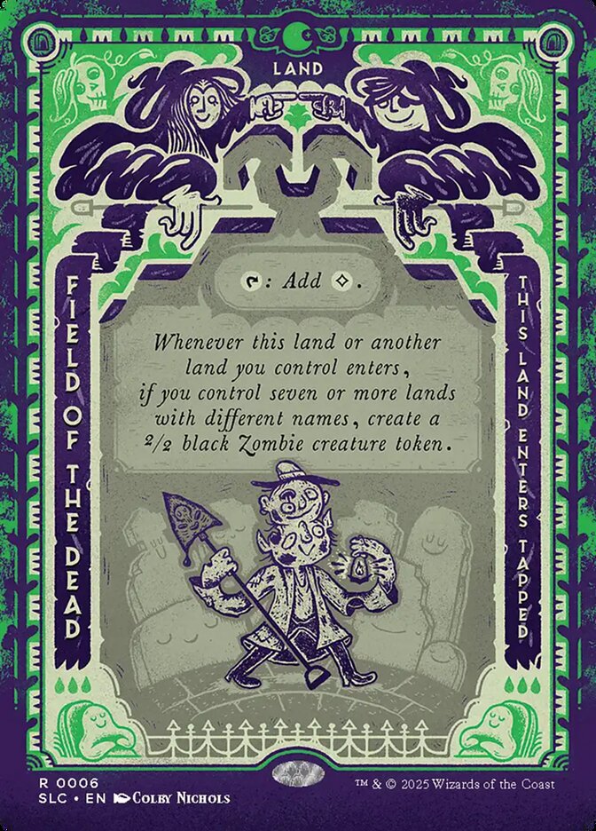Field of the Dead, Secret Lair Countdown Card Art