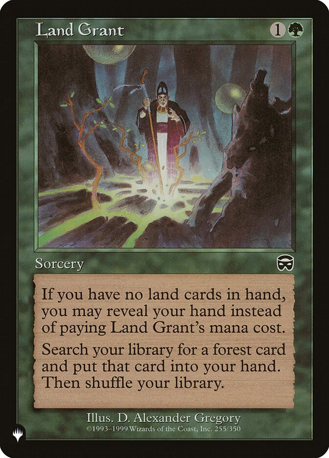 Land Grant, The List Card Art