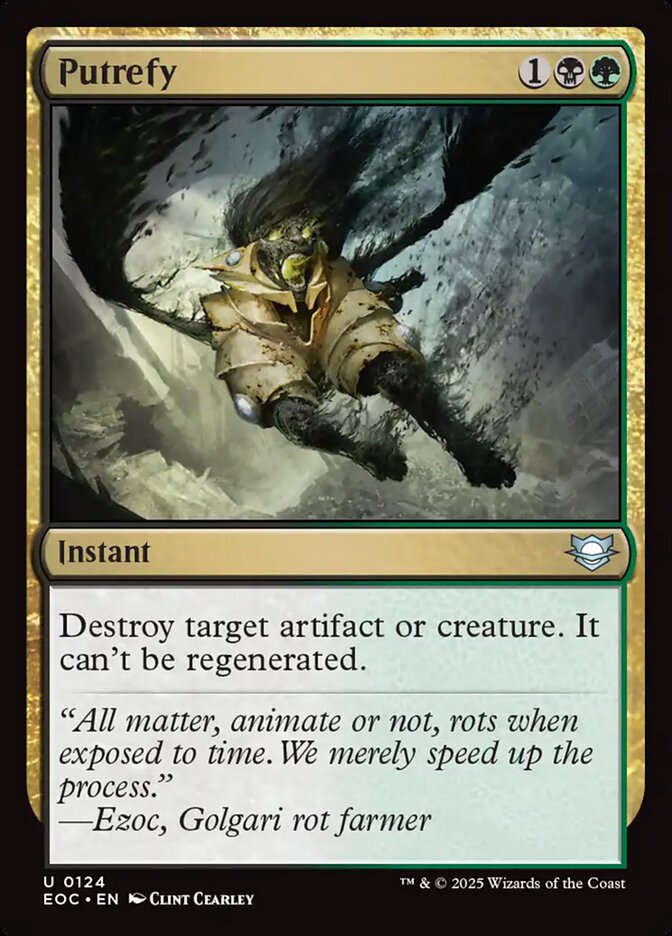 Putrefy, Edge Of Eternities Commander Card Art