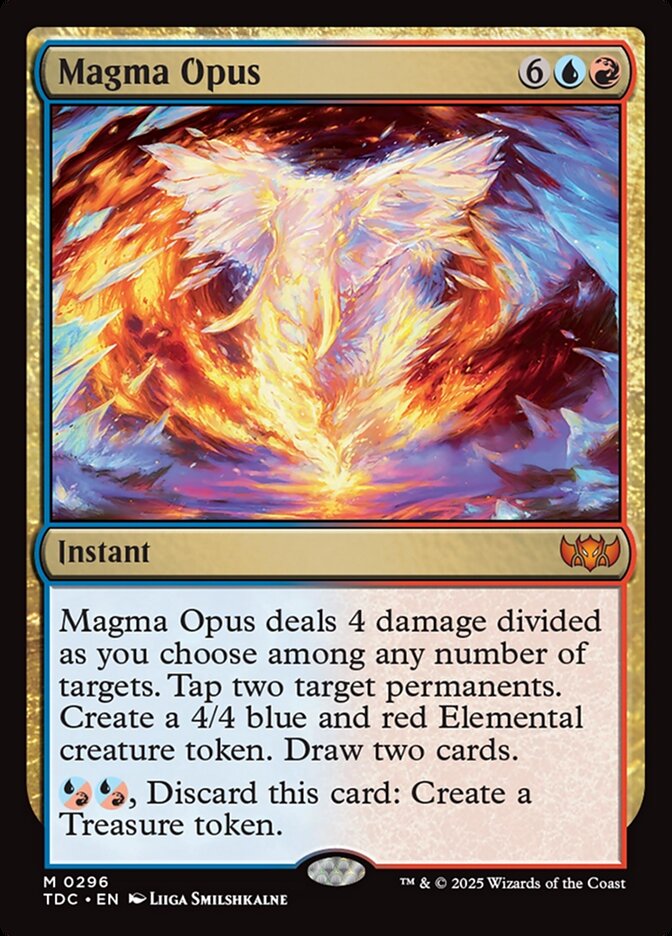 Magma Opus, Tarkir: Dragonstorm Commander Card Art