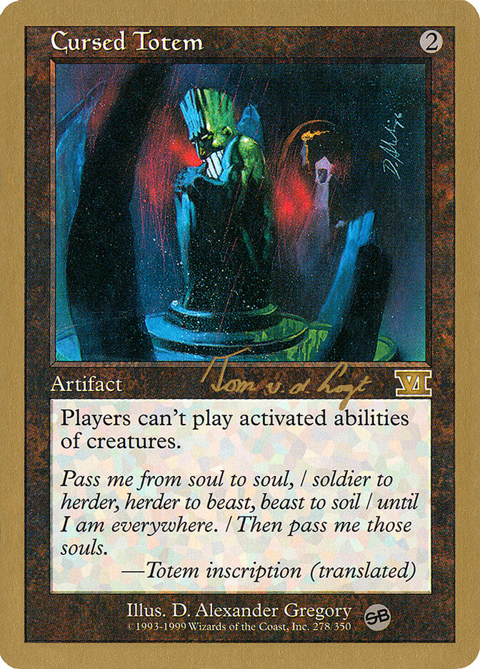 Cursed Totem, World Championship Decks 2000 Card Art