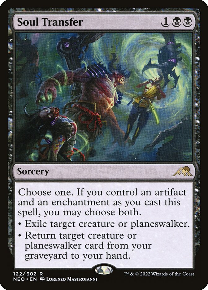 Soul Transfer, Kamigawa: neon dynasty Card Art