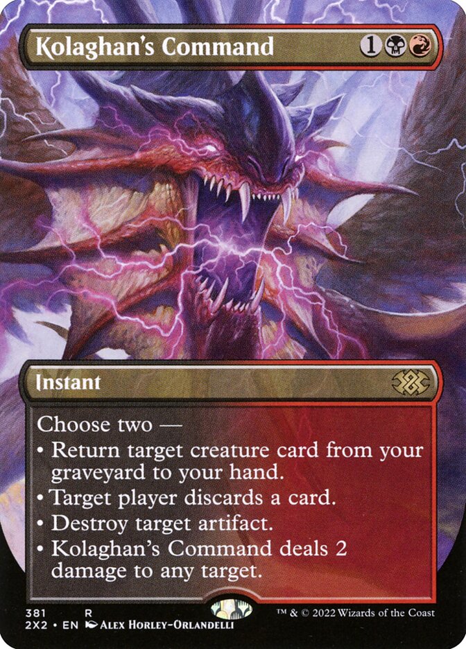 Kolaghan's Command, Double masters 2022 Card Art