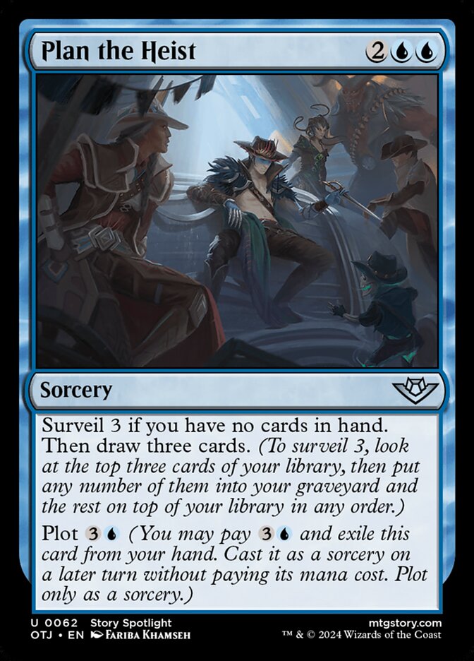 Plan the Heist, Outlaws of thunder junction Card Art