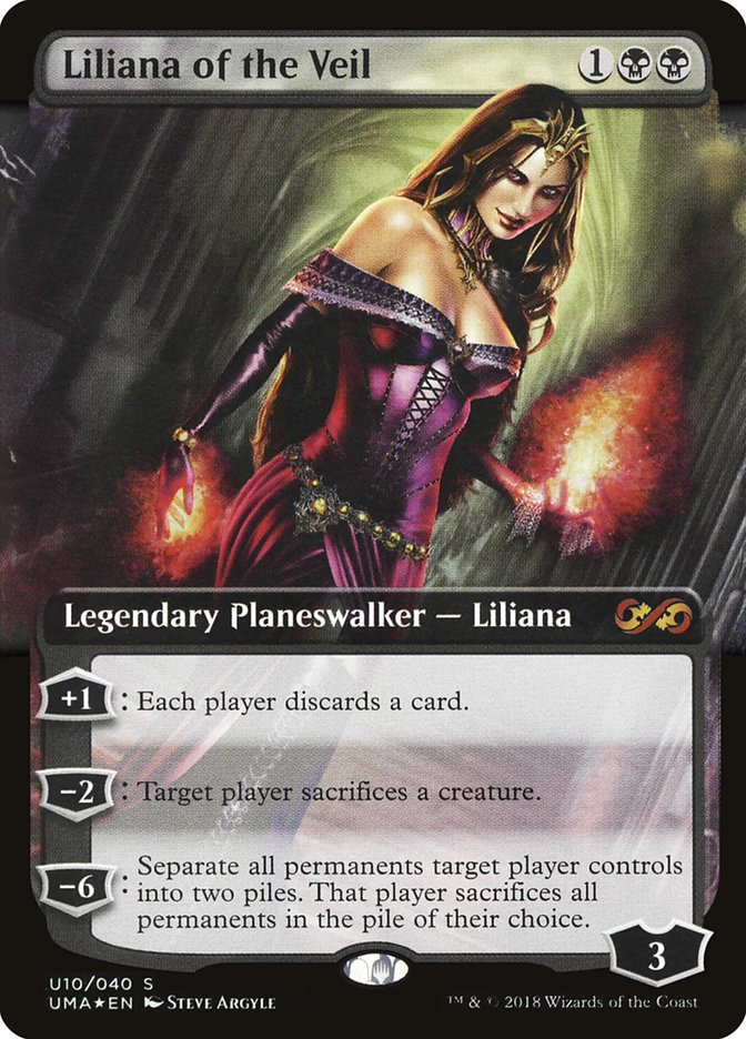 Liliana of the Veil, Ultimate box topper Card Art