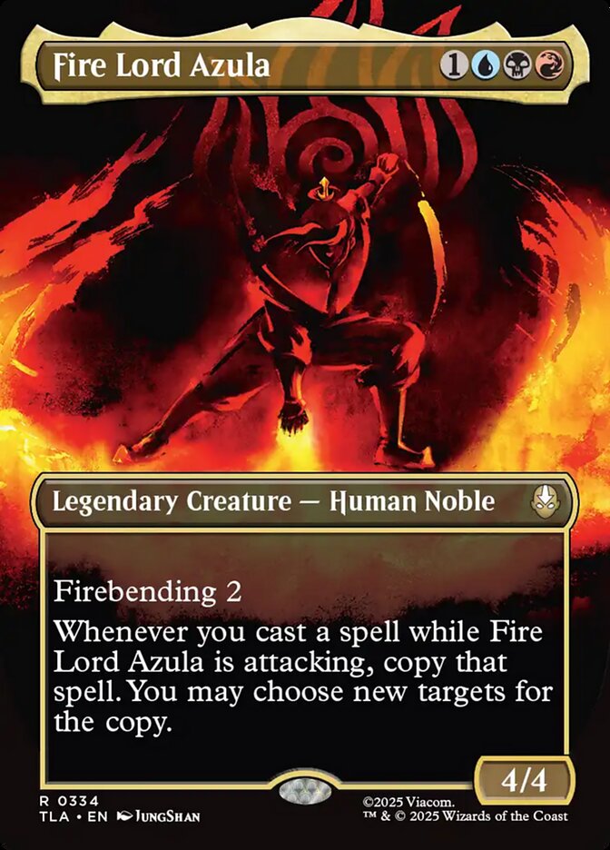 Fire Lord Azula, Avatar: The Last Airbender Card Art