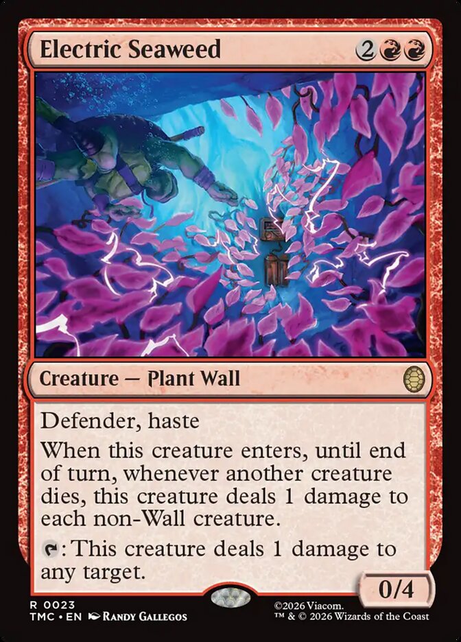 Electric Seaweed, Teenage Mutant Ninja Turtles Eternal Card Art
