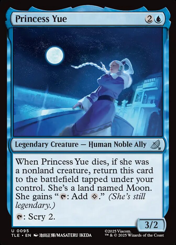 Princess Yue, Avatar: The Last Airbender Eternal Card Art