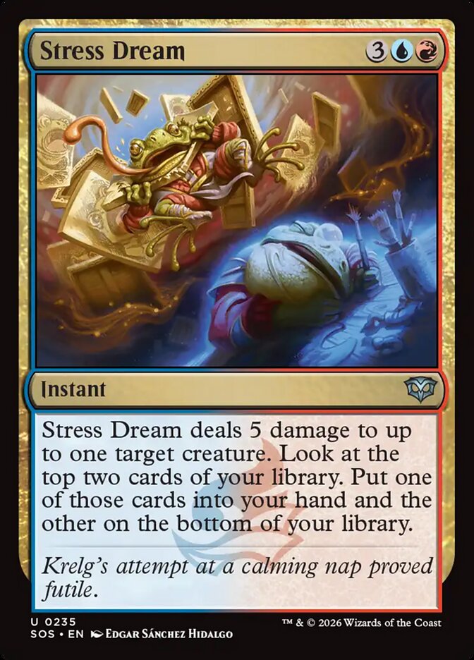 Stress Dream, Secrets Of Strixhaven Card Art