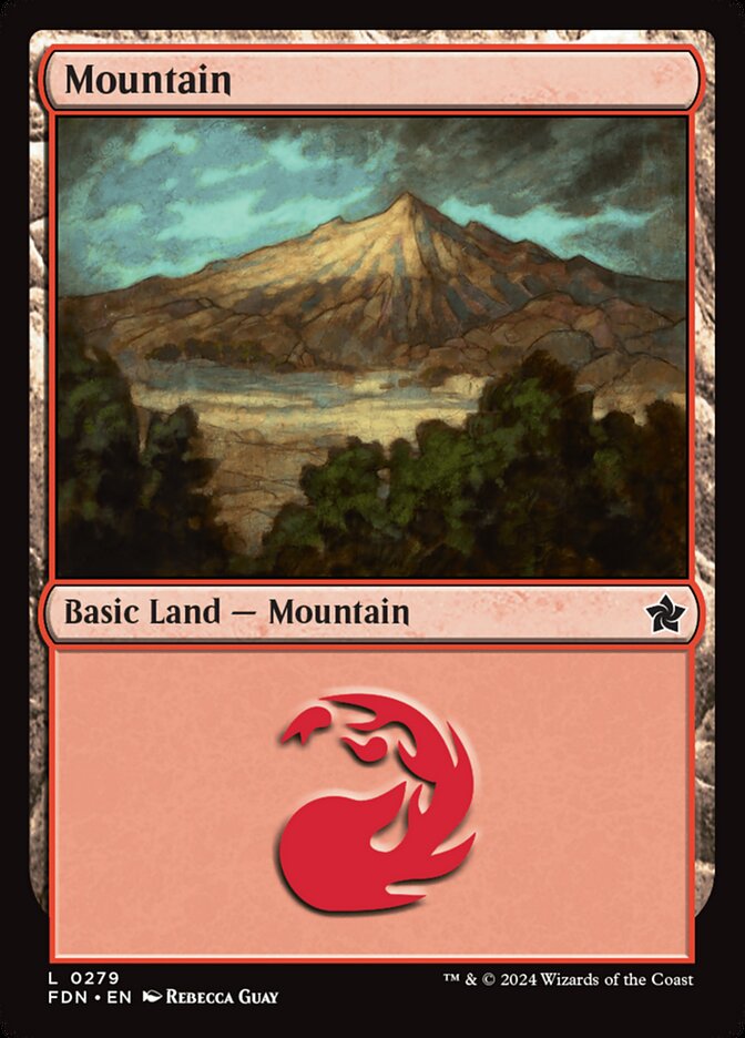 Mountain, Foundations Card Art