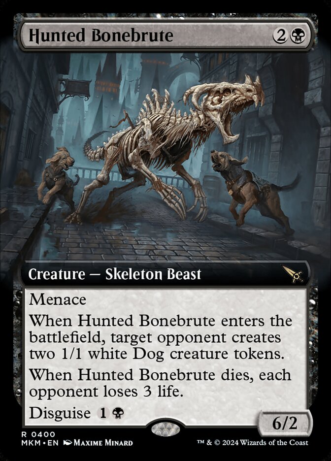 Hunted Bonebrute, Murders At Karlov Manor Card Art