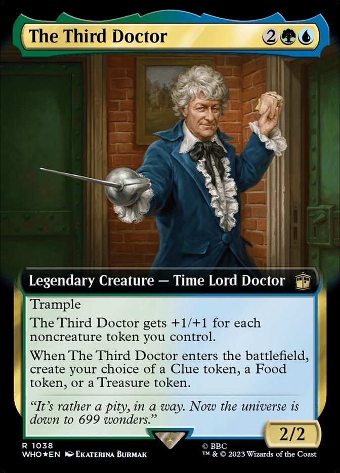 The Third Doctor, Doctor Who Card Art