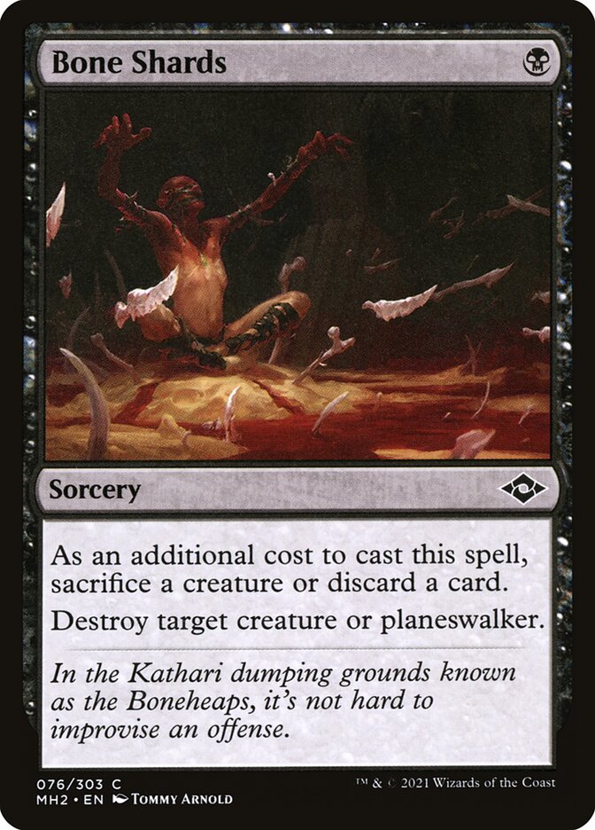 Bone Shards, Modern Horizons 2 Card Art