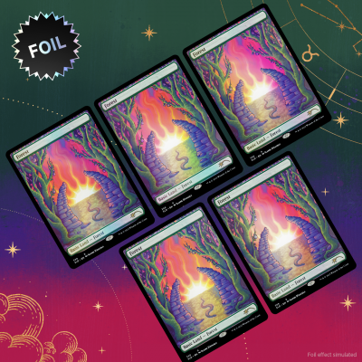 Magic: The Gathering - Secret Lair - The Astrology Lands: Taurus - Foil