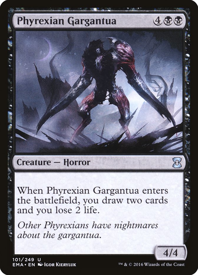 Phyrexian Gargantua, Eternal Masters Card Art