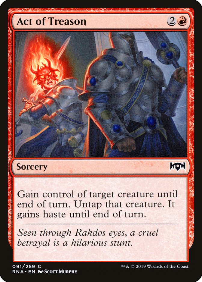 Act of Treason, Ravnica Allegiance Card Art