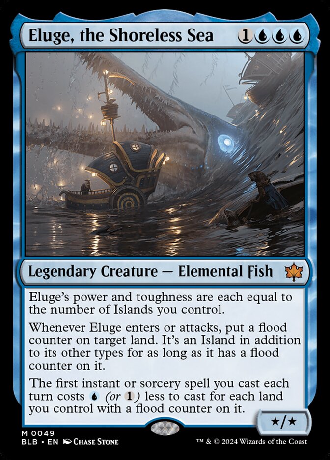 Eluge, the Shoreless Sea, Bloomburrow Card Art