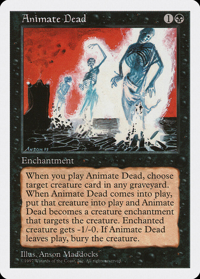 Animate Dead, Fifth Edition Card Art
