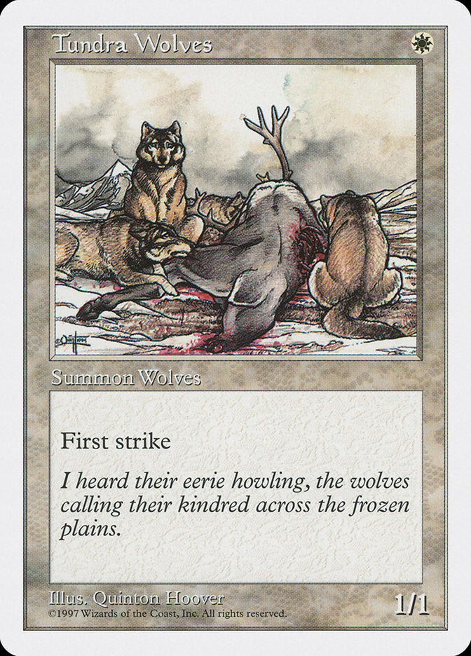 Tundra Wolves, Fifth edition Card Art