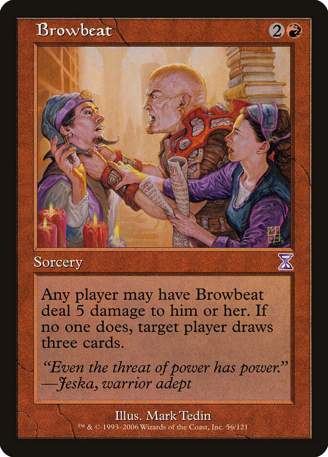 Browbeat, Time Spiral Timeshifted Card Art
