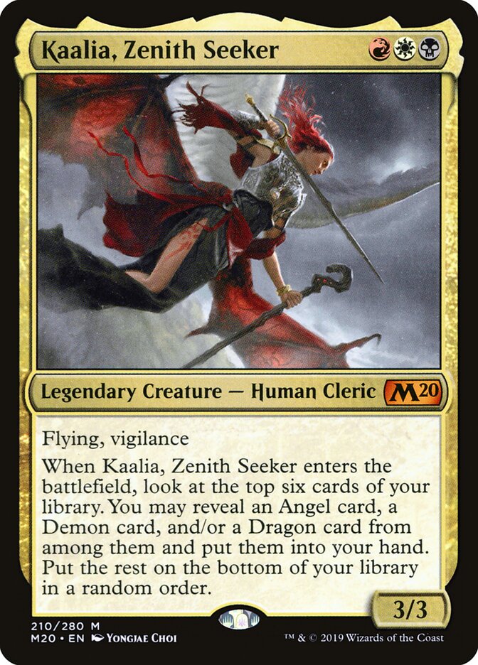 Kaalia, Zenith Seeker, Core Set 2020 Card Art