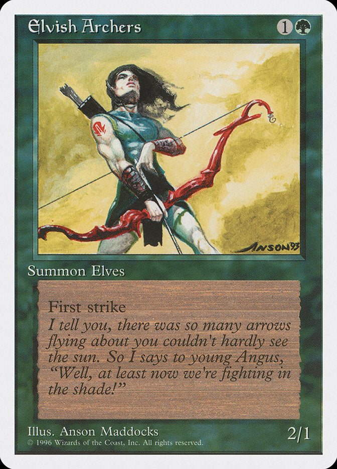 Elvish Archers, Introductory Two-Player Set Card Art