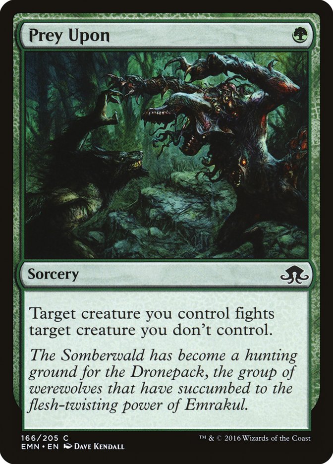 Prey Upon, Eldritch moon Card Art
