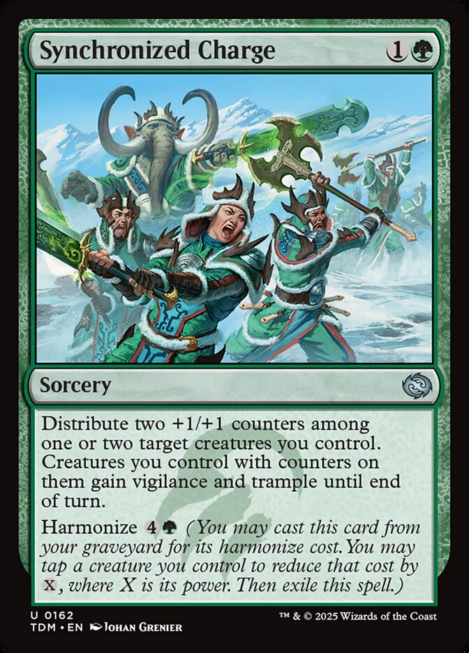 Synchronized Charge, Tarkir: dragonstorm Card Art